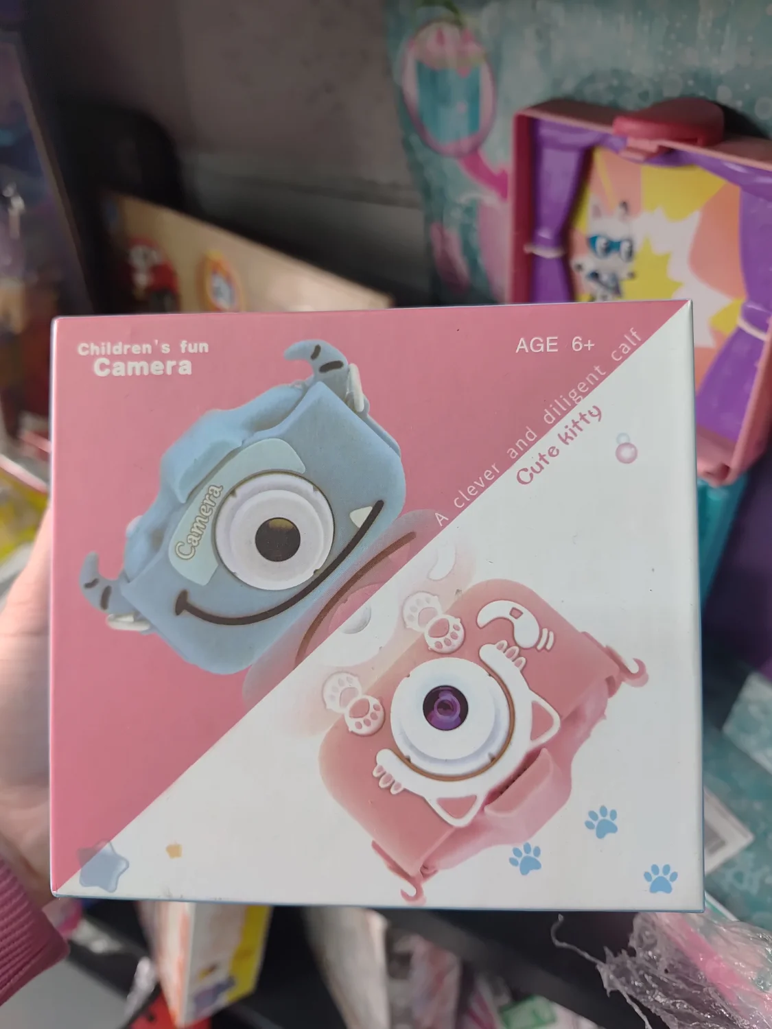 CAMERA FOTOGRAFICA INFANTIL BRINQUEDO INFANTIL GRAVADOR DE V - 1