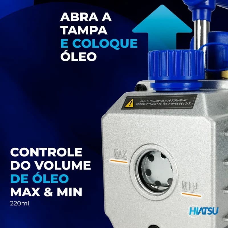 Bomba de Vácuo Gallant 3 CFM Bivolt - Compacta e Eficiente - 3