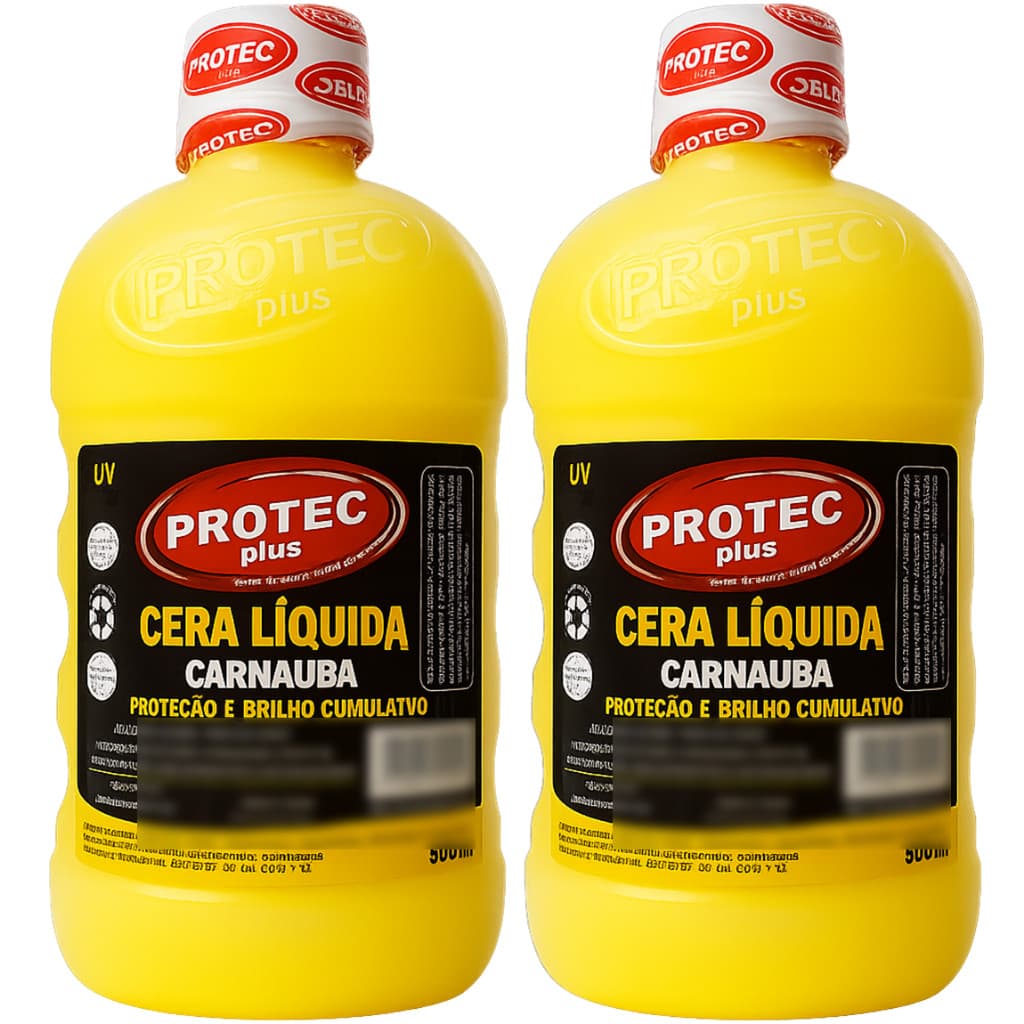 Kit Cera pós Lavagem Carnauba Liquida, Proteção contra Maresias - 500ml - 1