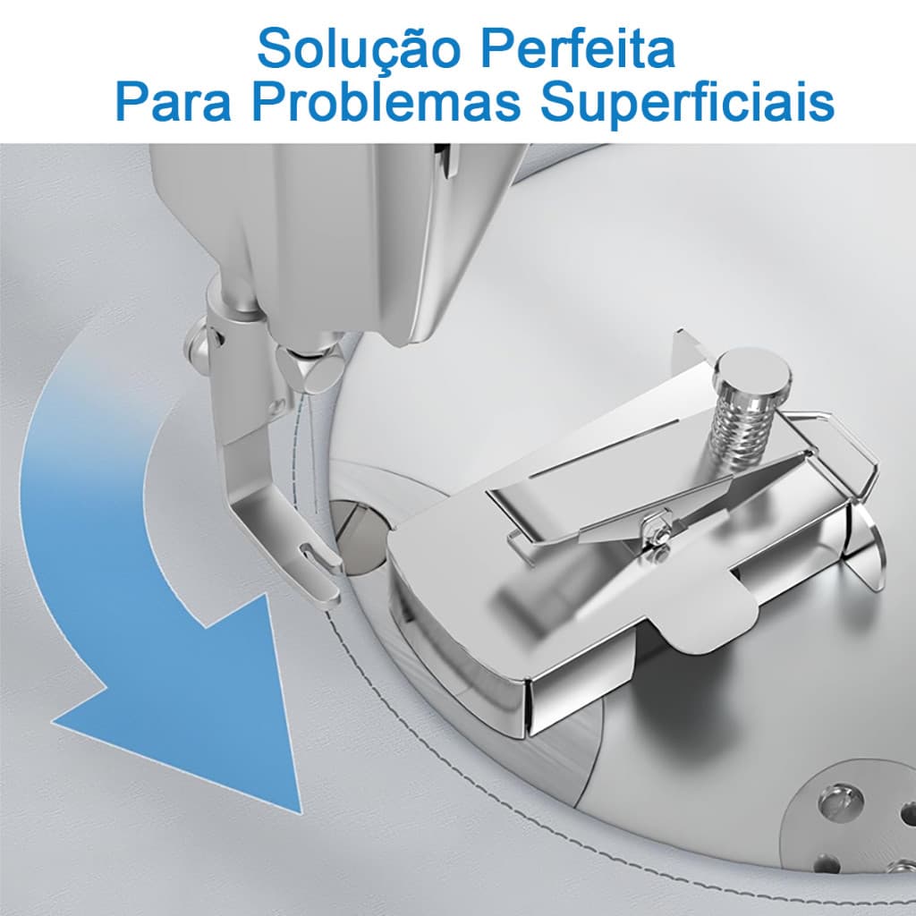 Aparelho Guia Bainha Barra Reta Magnetico Maquina Costura Grampo De Borda Forte Atração Magnética - 5