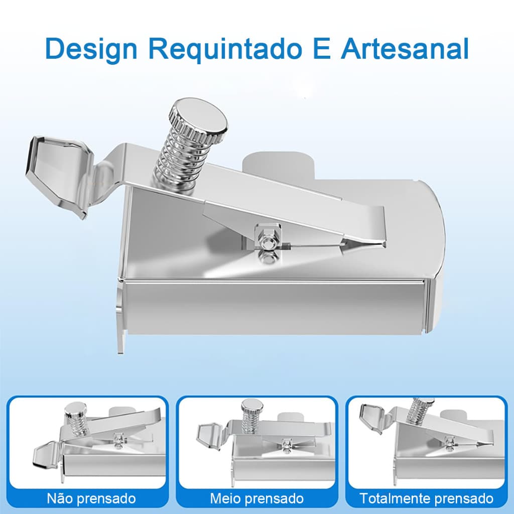 Aparelho Guia Bainha Barra Reta Magnetico Maquina Costura Grampo De Borda Forte Atração Magnética - 6
