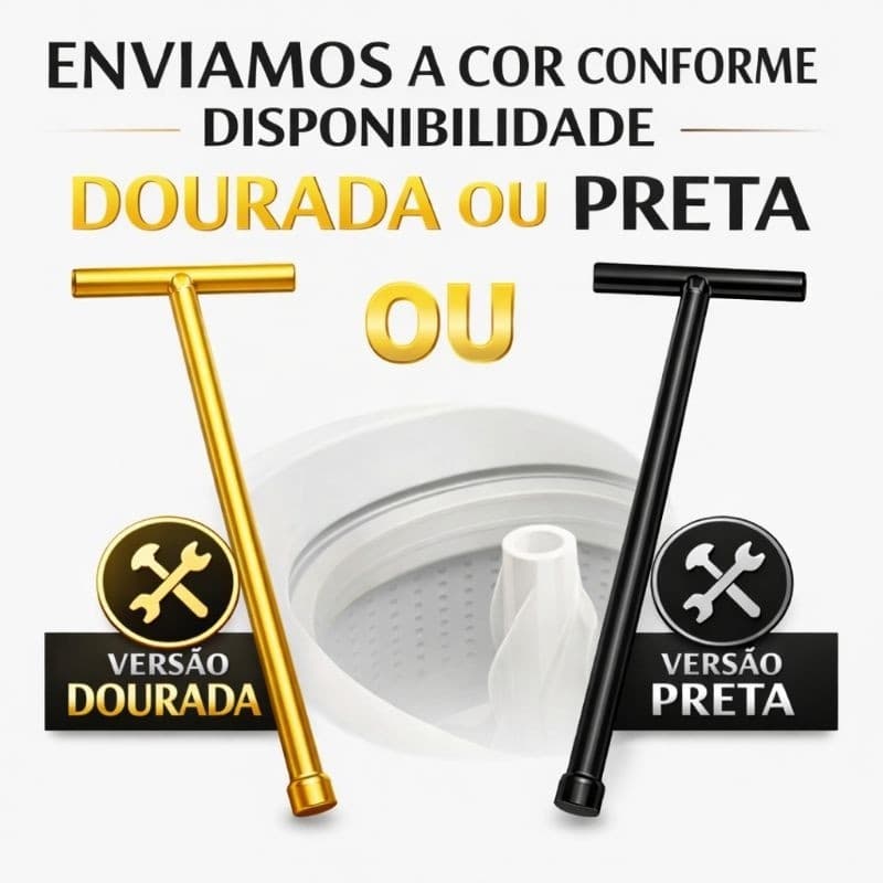 Chave T 10mm Pastilha Percarbonato - Chave Longa Agitador Máquina Lavar Universal Limpeza 100% Puro Removedor Sujeira Op - 2