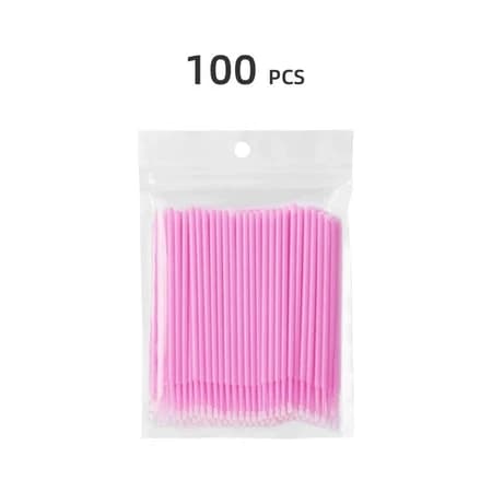 Microbrush Cotonete Alongamento de Cilios Fio a Fio 100UN - 1