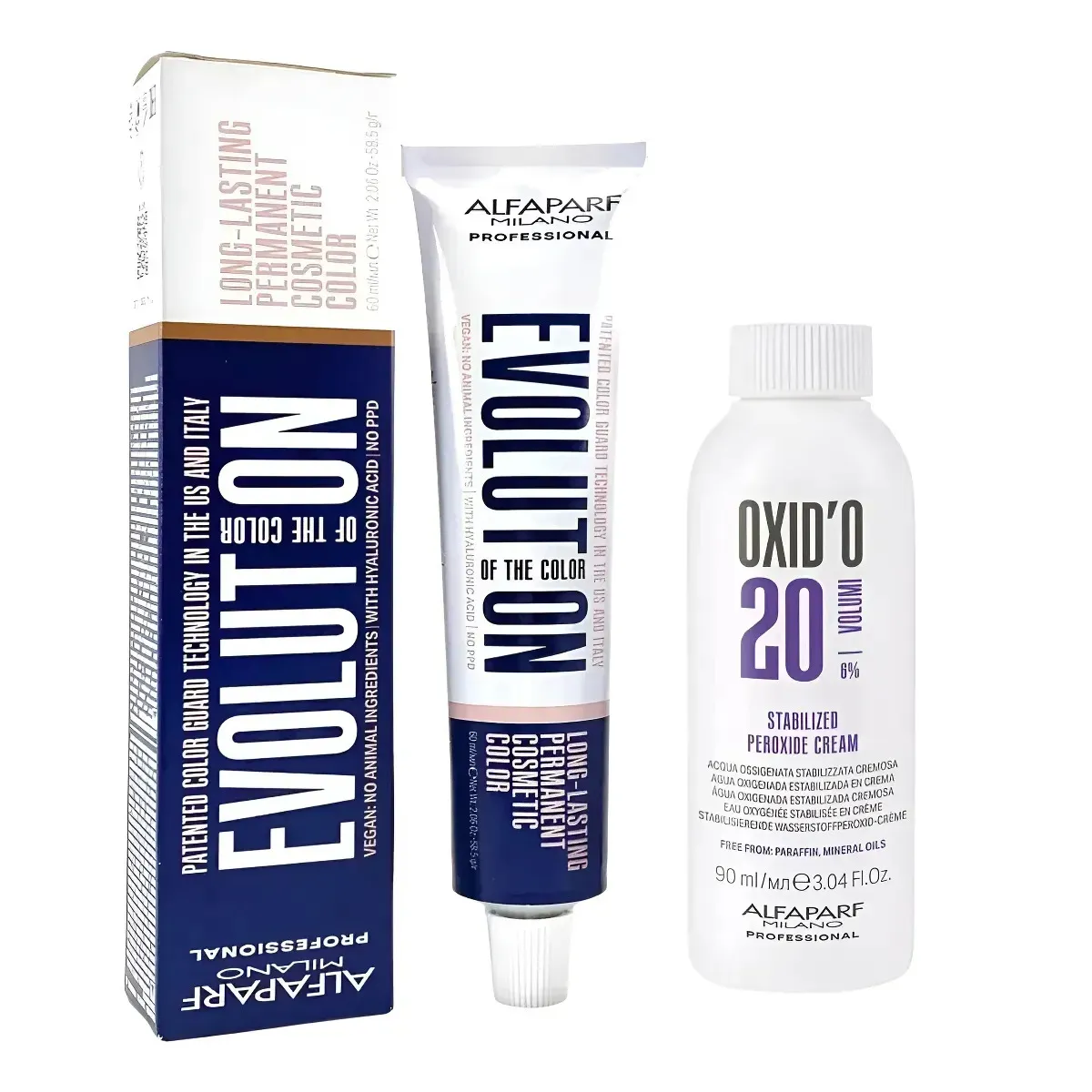 Tintura Alfaparf Evolution 7ni +oxidante 30vl 7ni Loiro Médio Intenso - 1