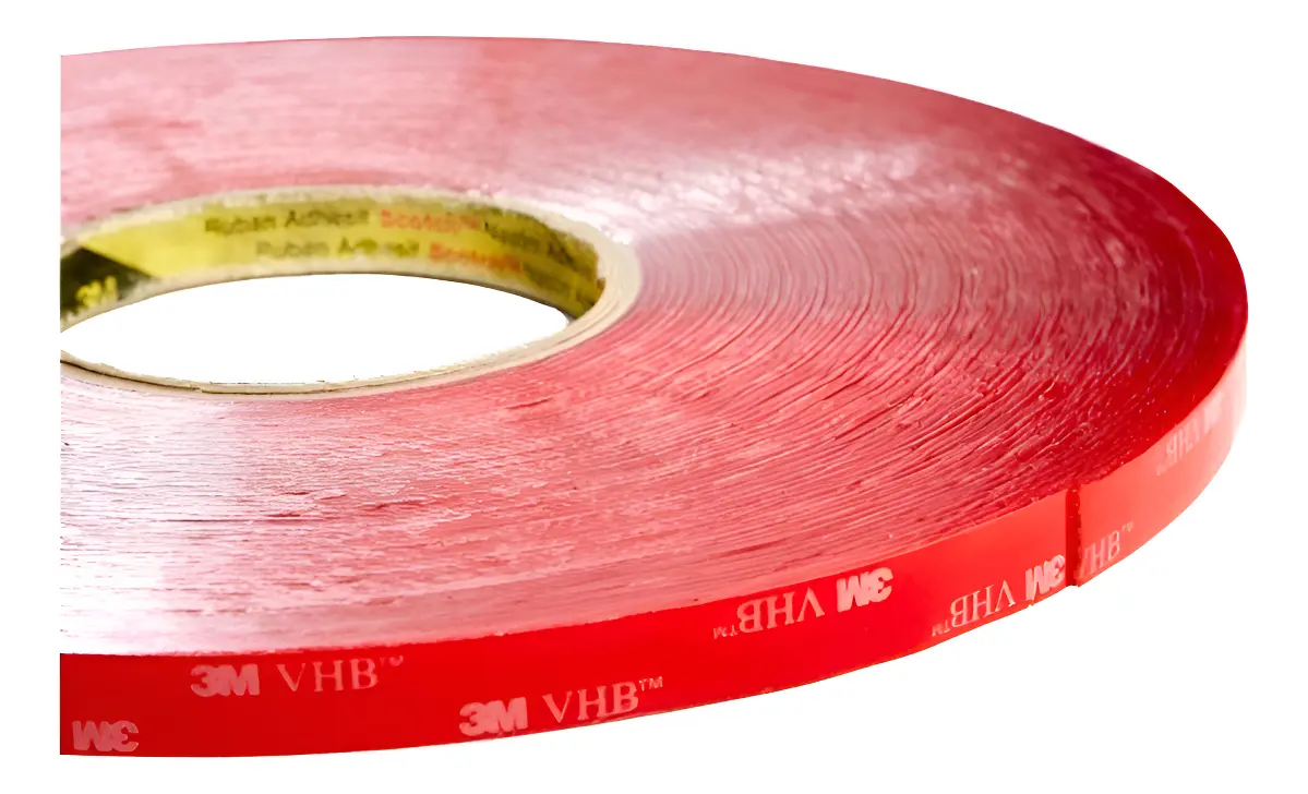 Fita 3m Dupla Face 33mts X 5mm Vermelho Original Extra Forte - 2