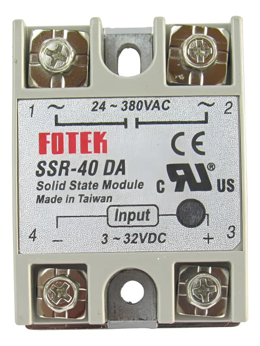 Relé De Estado Sólido Ssr 40 40a Fotek - 1