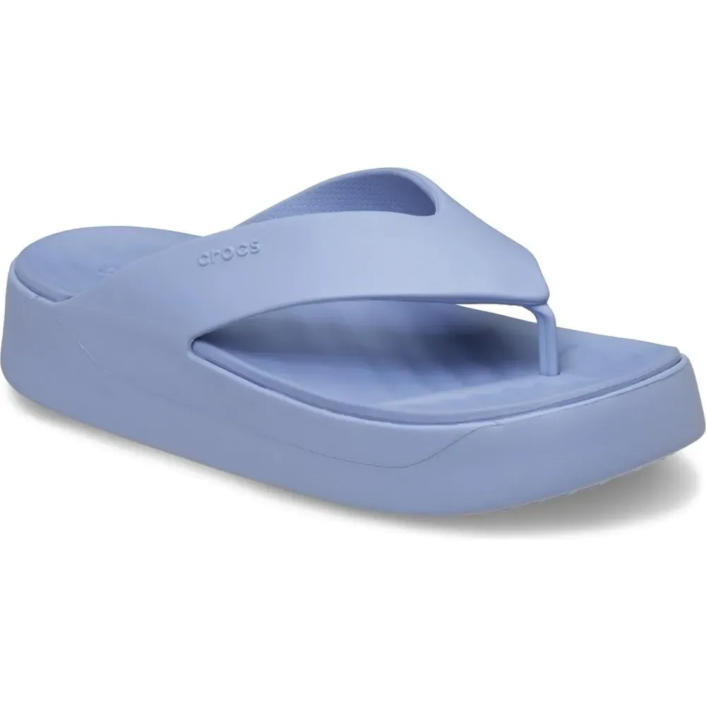 Sandália Crocs Getaway Plataform Flip Blue Haze N°35 - 1