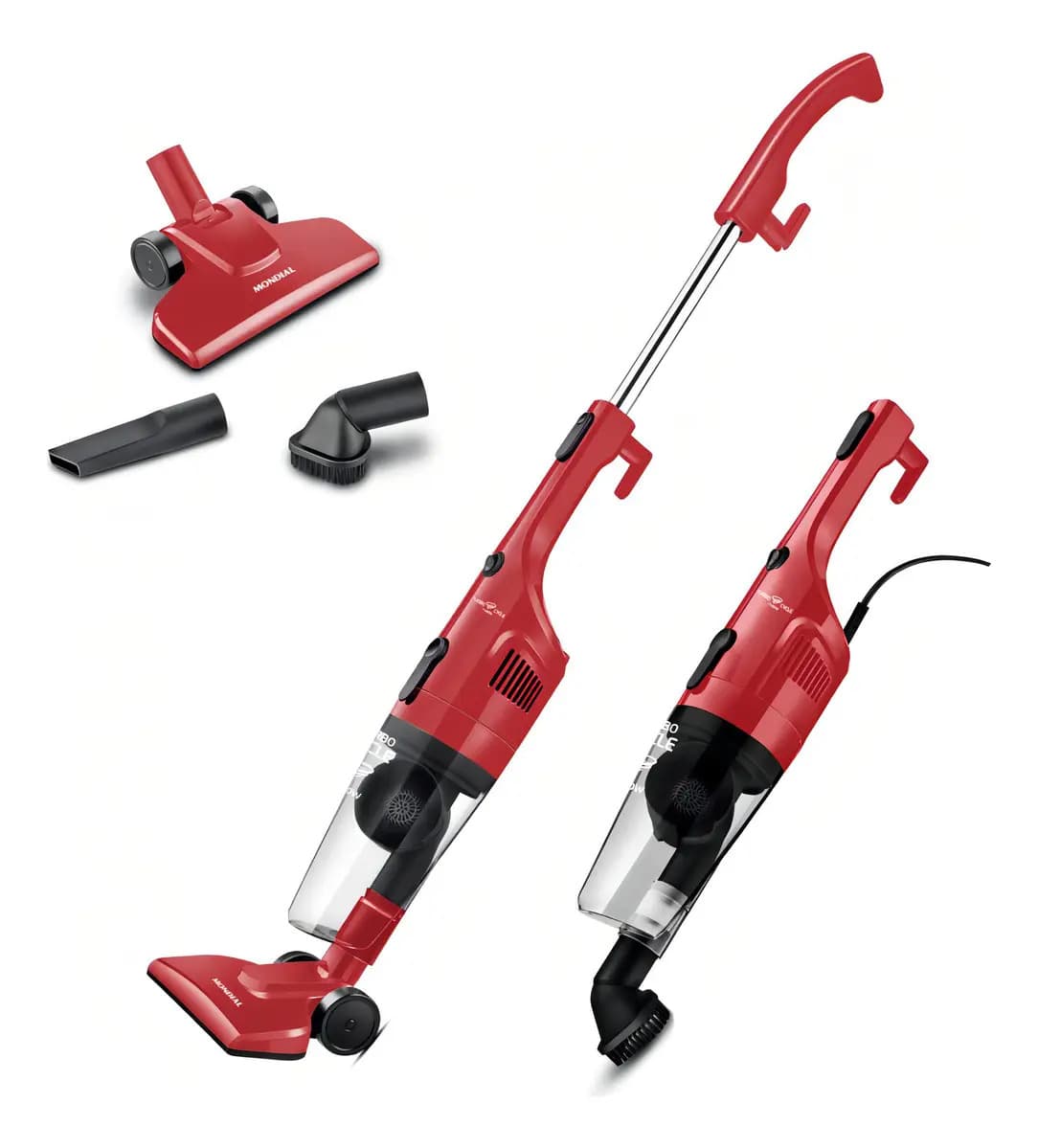 MONDIAL Aspirador de Pó Turbo Cycle, Vermelho/Preto, 1100W, 220V - AP-36 (ta com estoque de TX0025 ) - 1