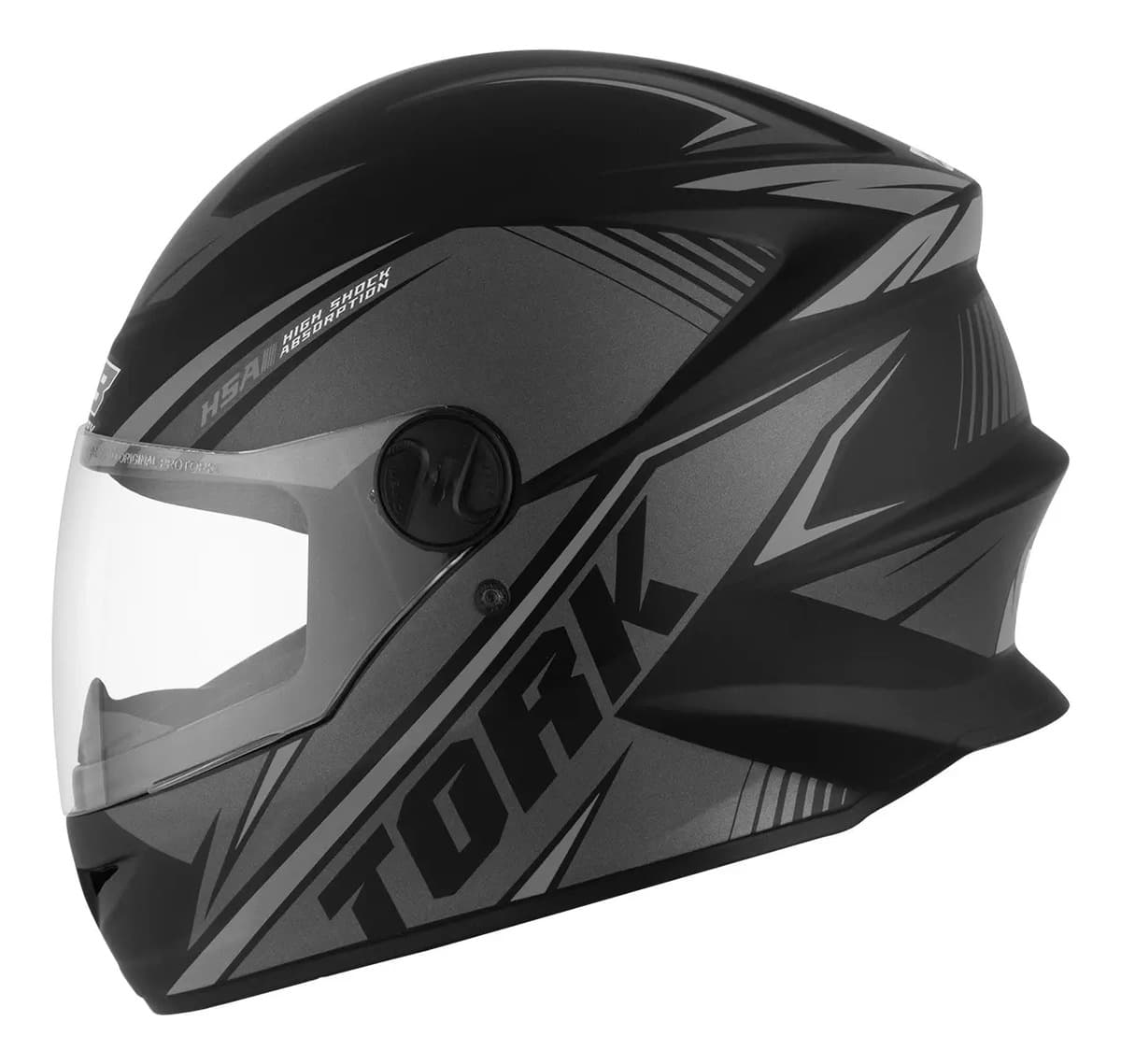 CAPACETE FECHADO PRO TORK R8 PRETO/PRATA TAM. 58 - 1