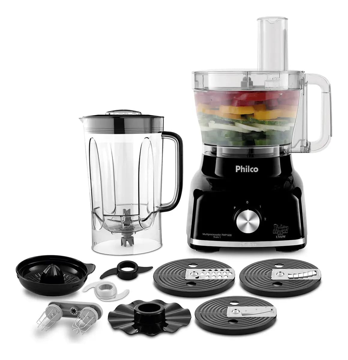 Philco Multiprocessador, Pmp1600p, 1700W, Preto, 127v - 1