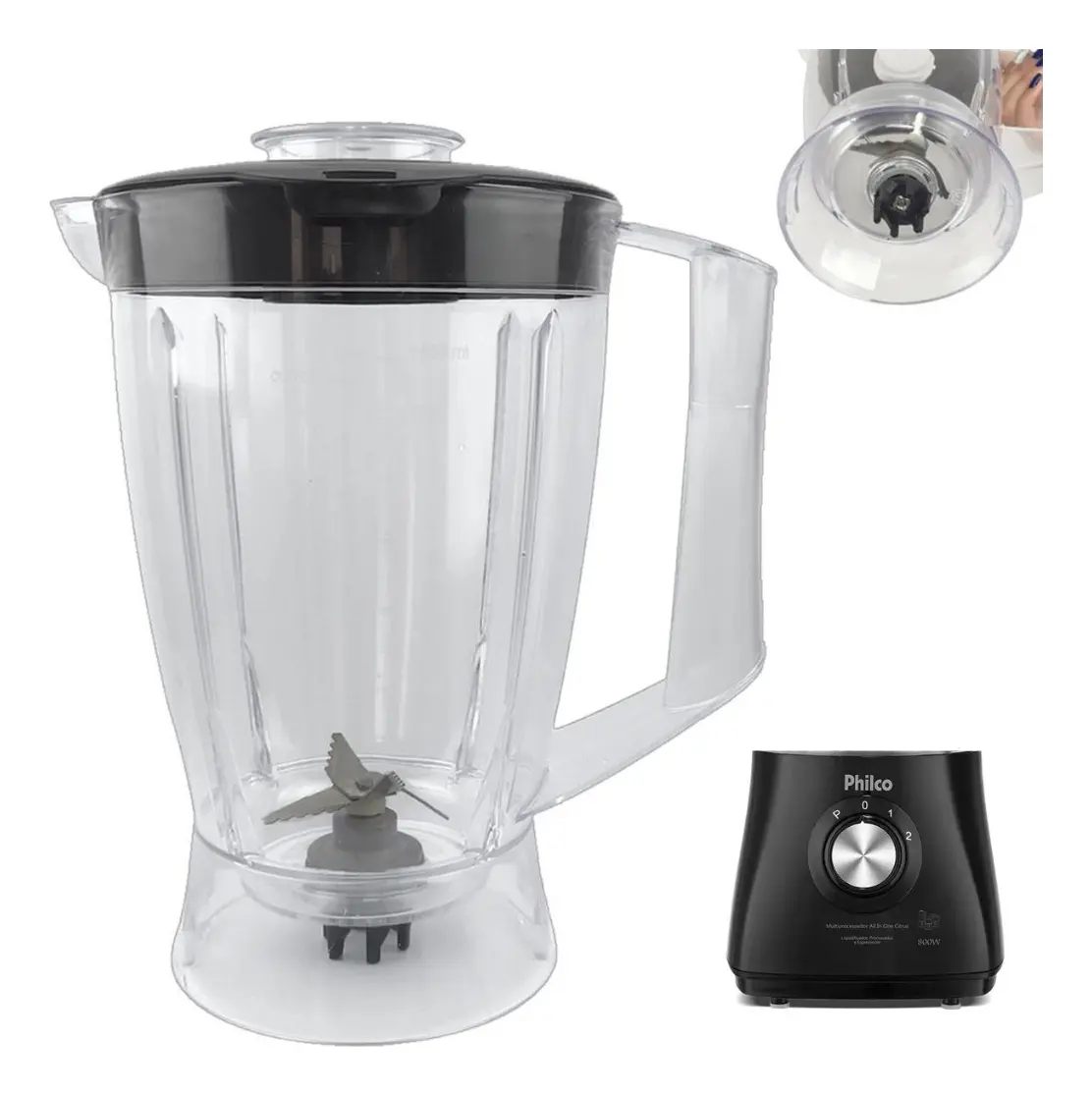 Copo Philco Multiprocessador All In One 2 Pr Plus Citrus - 1