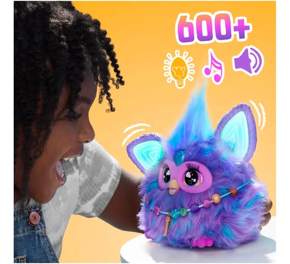 Brinquedo Interativo De Pelúcia Furby Laranja - 4