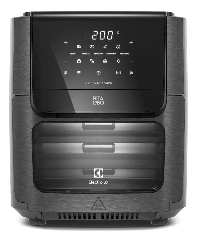 Air Fryer Forno 5 Em 1 12l 1700w digital 1 Bandeja Antiaderente 5 Modos Preparo 7 Receitas Programadas Aviso Sonoro Frit - 1