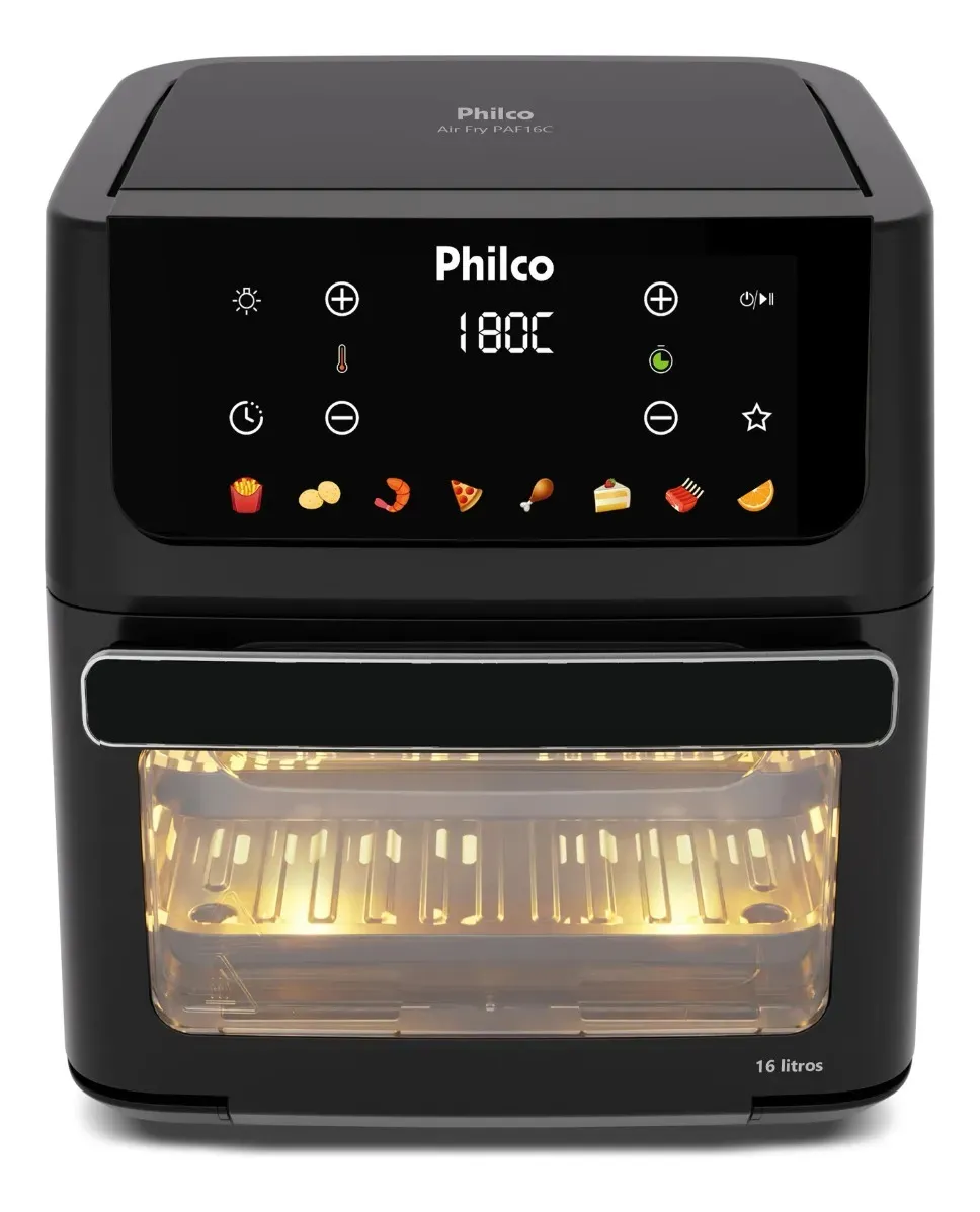 Fritadeira Air Fryer Philco 16 Litros Paf16c Preto 127v - 1
