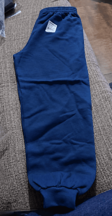 Calça Moleton Infantil Azul masculinaTamanho 6 - 1