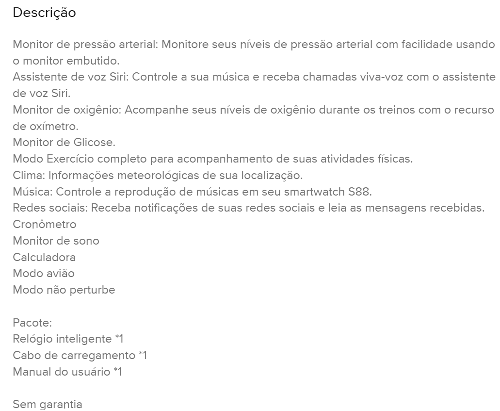 Relógio Smart Watch LIGB - 3