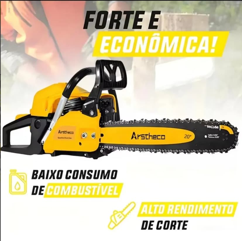 Motosserra A Gasolina Arstheco 58cc Sabre 18 2,4kw - 5