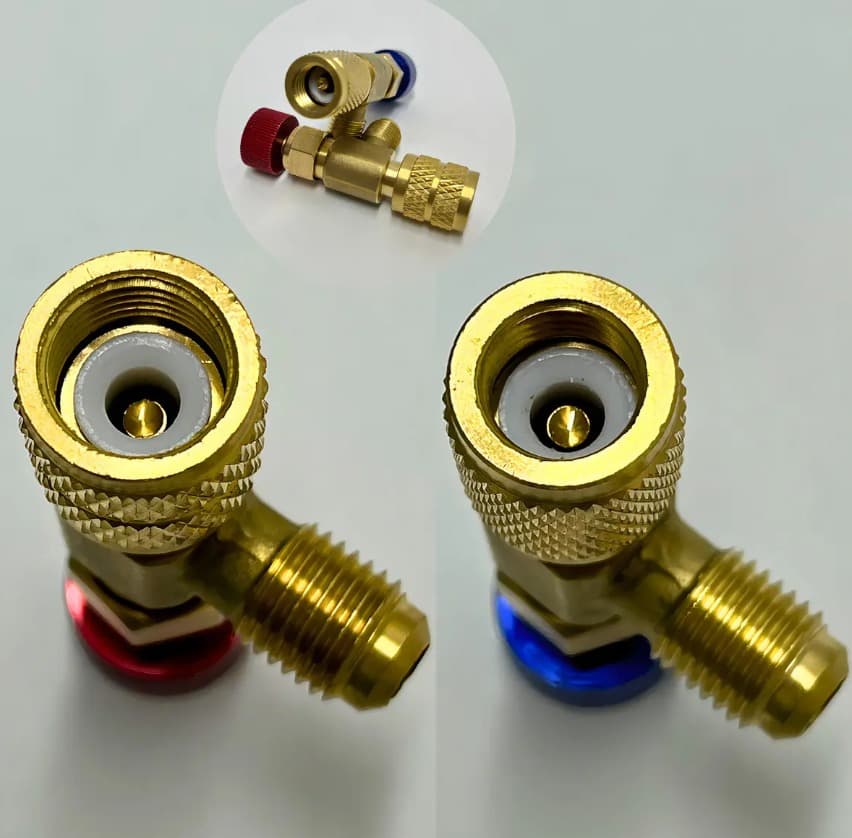Kit Válvula Acionadora Schrader 1/4x1/4 1/4x5/16 R22 R410 - 3