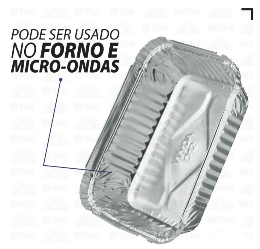 100un Marmita Alumínio P/ Bolo Empada Lembrancinha M90 220ml - 3