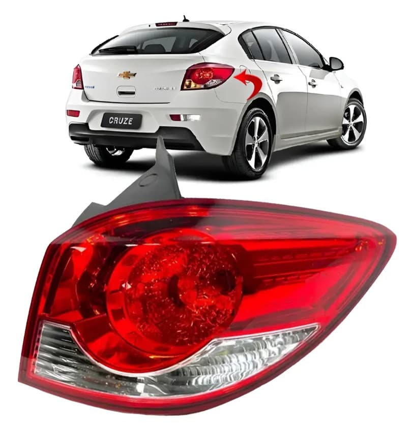 Lanterna Cruze Hatch 2011 2012 2013 2014 2015 2016 Novo - LAdo Direito - 1