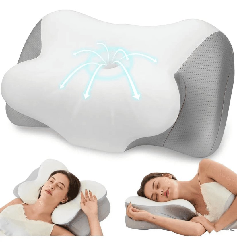 Travesseiro Cervical Ortopédico Nasa Viscoelástica D50 Ergonômico Coluna Relax Alívia - 8