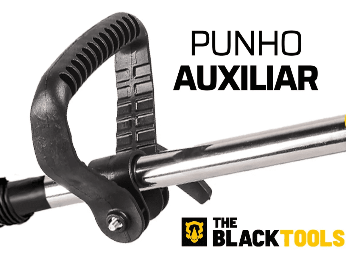 Roçadeira Aparador Grama A Bateria Recarregável 21v 750w Profissional Com Acessórios Tcg21c The Black Tools - 3