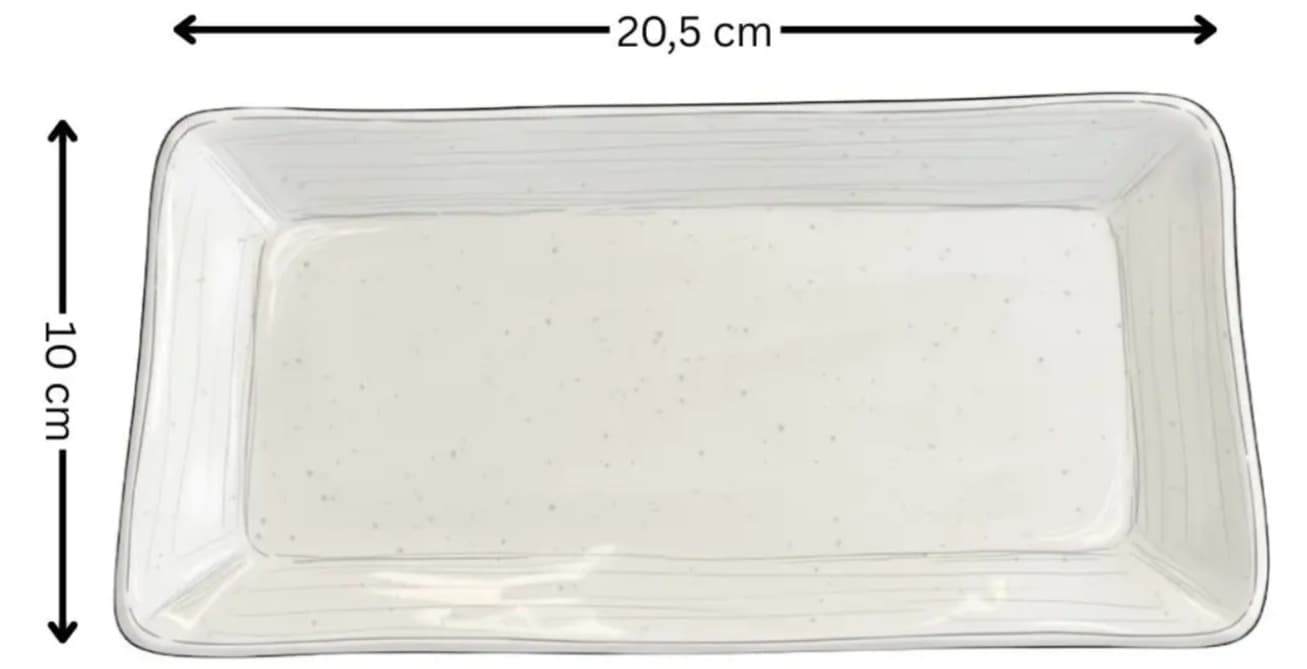 Kit 6 Travessa Oriental Japonesa Kakusara 20.5cm Porcelana - 4