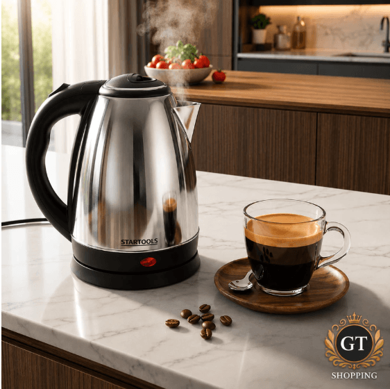 Chaleira Elétrica 2L Startools - Aquecimento Rápido, Base Giratória e Segurança Automática - 5