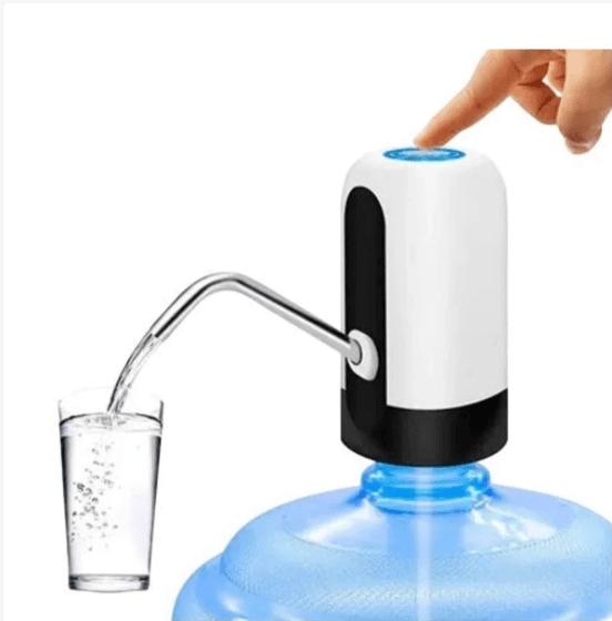 Dispenser Elétrico Portátil Água Automático Sensor Recarregável Galão Bomba Bebedouro - 2