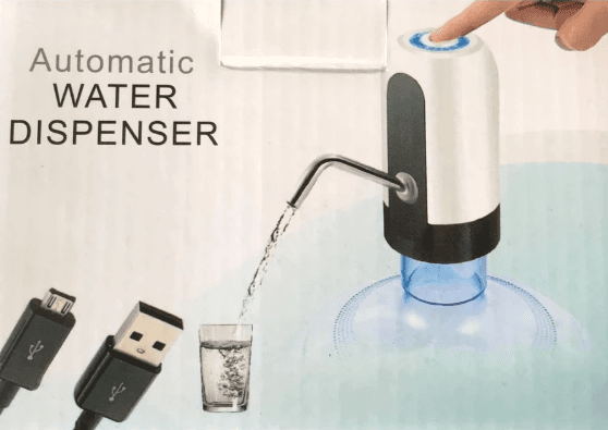 Dispenser Elétrico Portátil Água Automático Sensor Recarregável Galão Bomba Bebedouro - 3