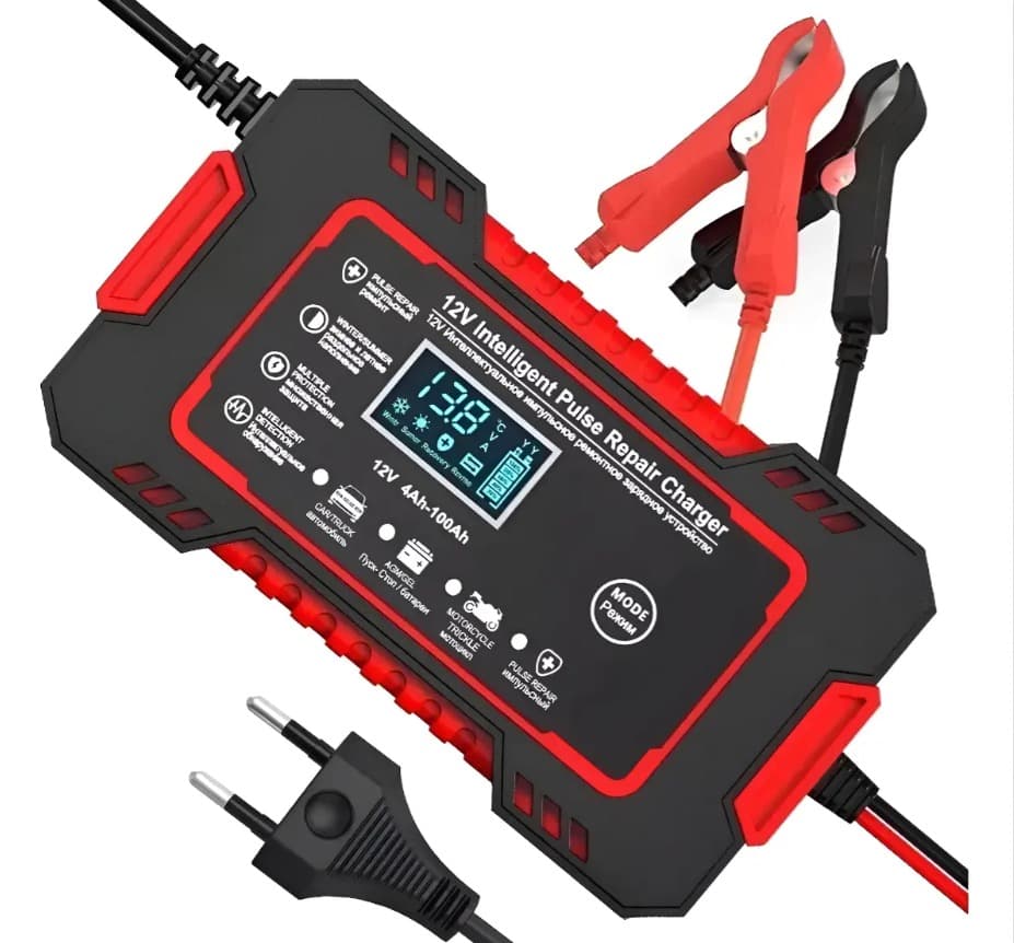 Carregador Bateria 12v Até 100 Amperes Carro Moto Caminhão - 3