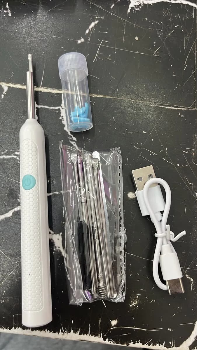 Removedor De Cera Com Câmera Wifi Limpador De Ouvido - 1
