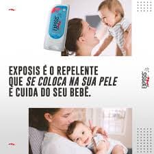 Repelente Gel Sem Perfume Para Bebê Caixa 117g Exposis - 1