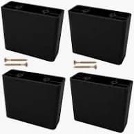 Pes Para Sofá, Cama Box, Móveis Alto- 8cm Altura - Kit 10 Un - 1