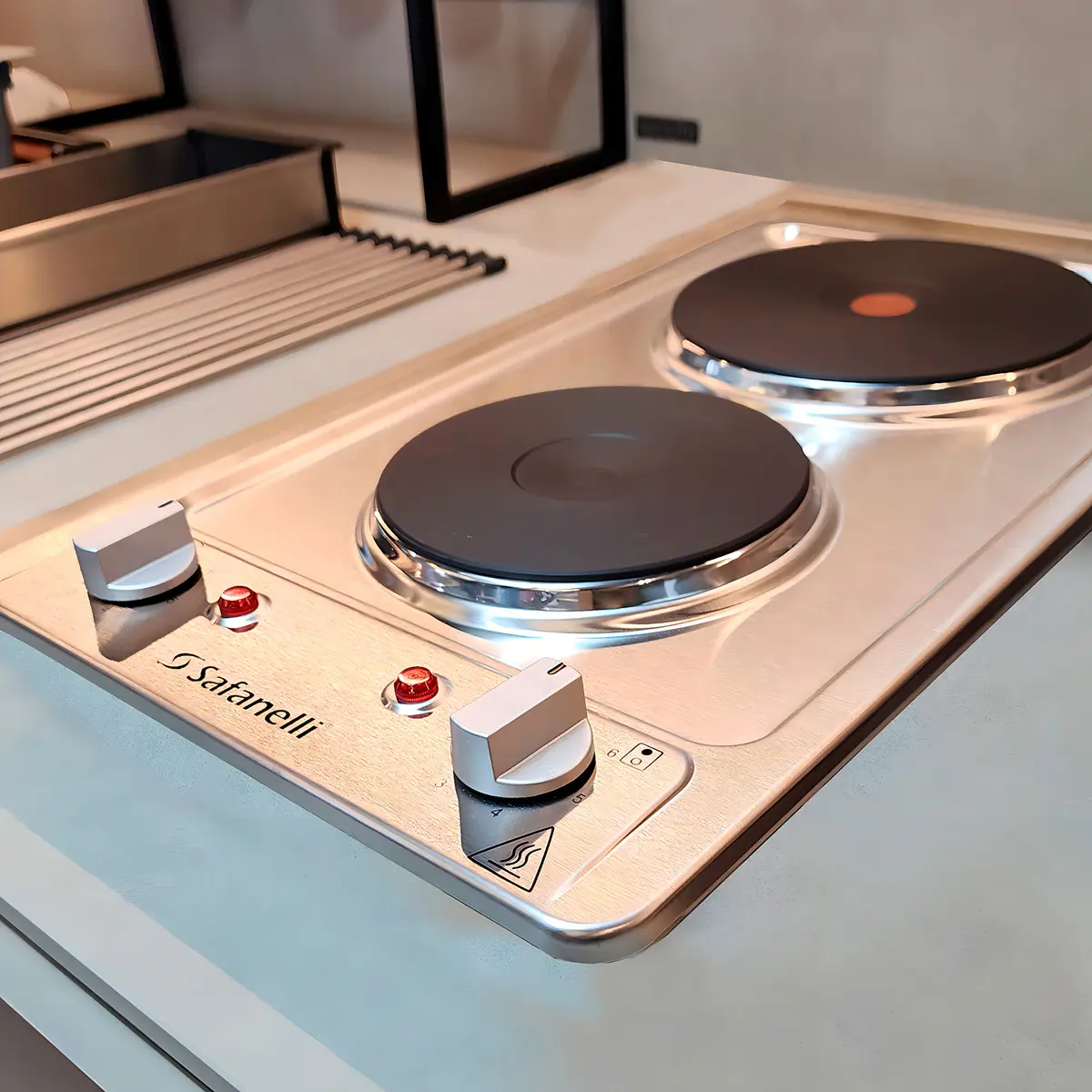 Cooktop Elétrico De Embutir Safanelli Prime Inox Cinza 220v - 2