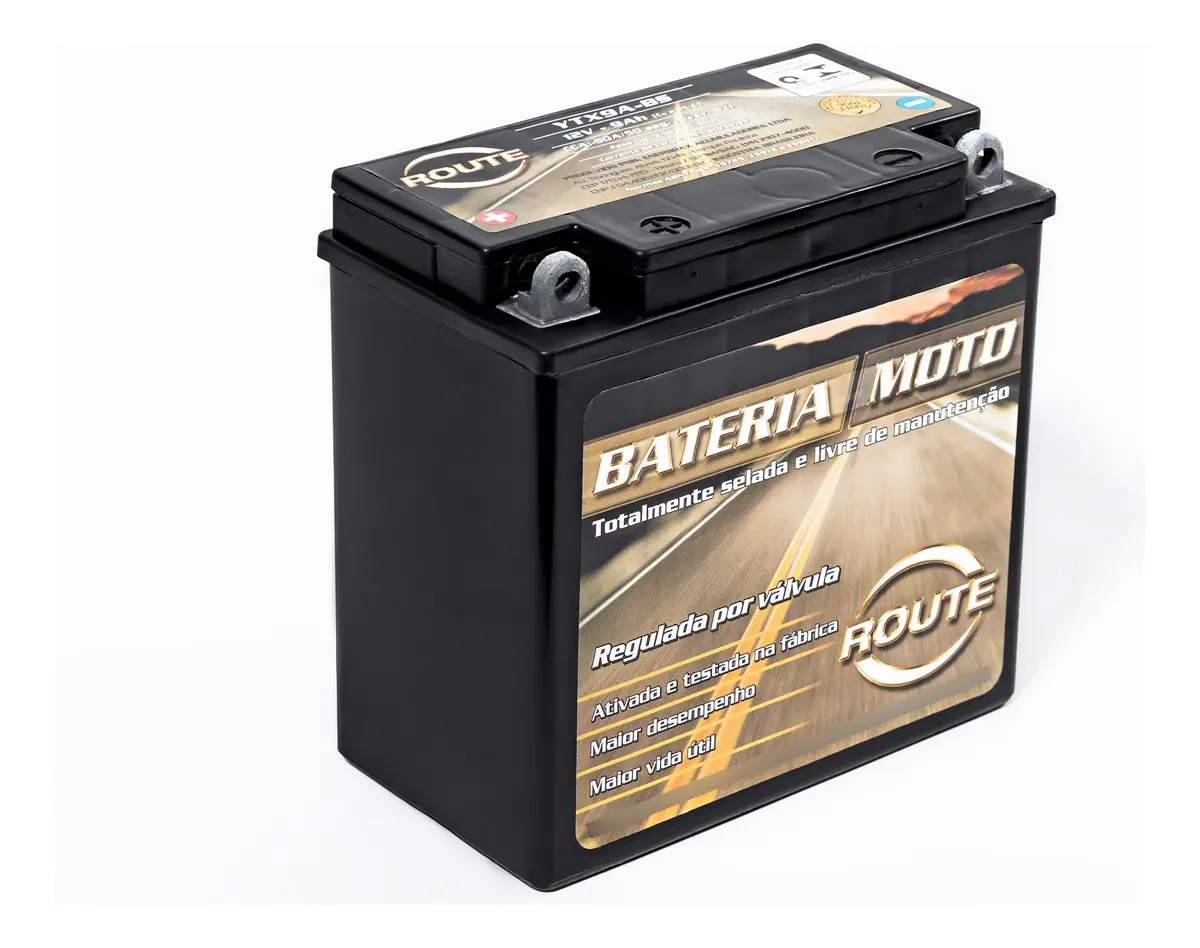 Route Bat. Moto 12v 8ah Ytx9a-bs(yb7-a) Suzuki Yes 125 - 2