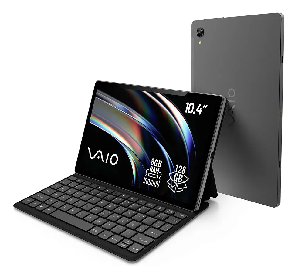 Tablet Vaio Tl10 8gb 128gb Octa-core, Tela 10.4 2k, 4g Wifi, Câmera 8mp + Selfie 5mp, 7000mah, Android 13, Com Teclado D - 1