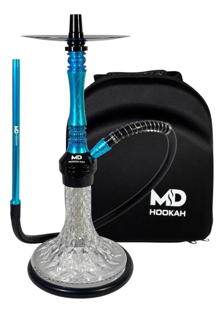 Kit Narguile Completo Md Bali Com Rosh Mangueira Vaso + 1KG Carvão Chacal BRINDE - 1