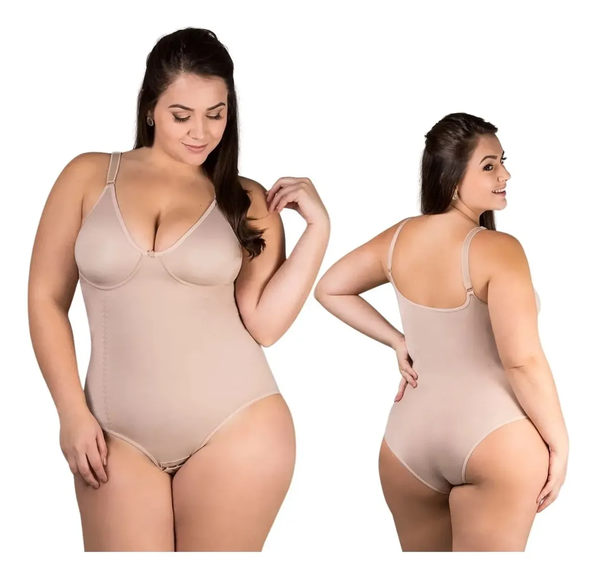 Kit 2 Body Modelador Compressão Suplex Cinta TAM GG - 1