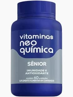 VITAMINA NEO QUÍMICA A-Z SÊNIOR IMUNIDADE E ANTIOXIDANTE 60 UNIDADES - 1