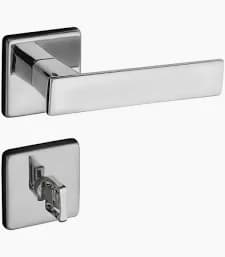 Fechadura Zm Quadra Banheiro Roseta Cromado Pado 55mm - 1