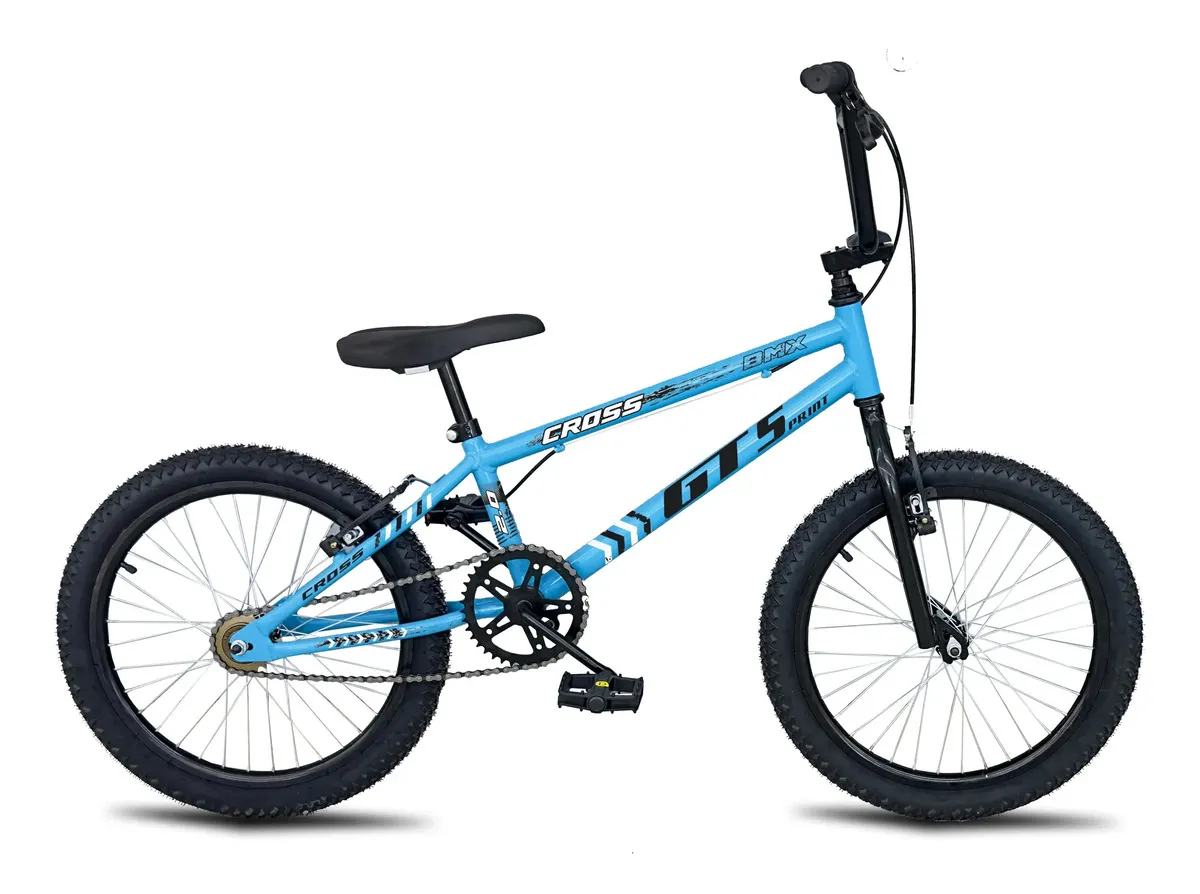 Bicicleta Aro 20 Bmx Aero Cross Infantil Gt Sprint Cross R20 Freio V-brake Azul E Preto Azul/preto - 3