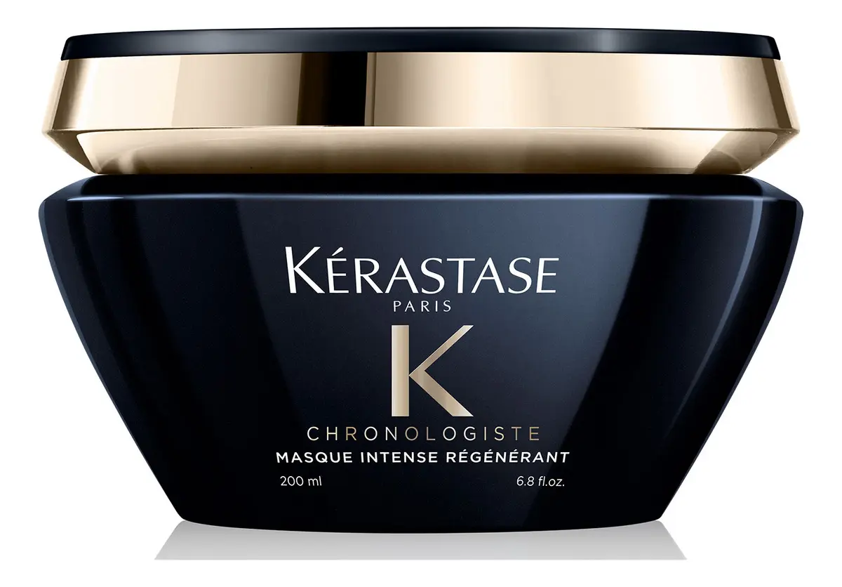 Kérastase Paris Máscara Regeneradora Com Abyssine,Hidratação Profunda, Brilho Intenso,Chronologiste 200g - 1
