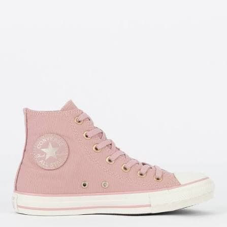 Tênis Converse Chuck Taylor All Star Hi Taylored Lux Rosa tamanho 37 - 1
