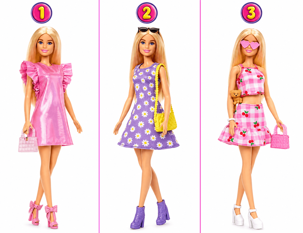 Barbie Armário dos Sonhos HXD58 com Boneca e Acessórios - 1