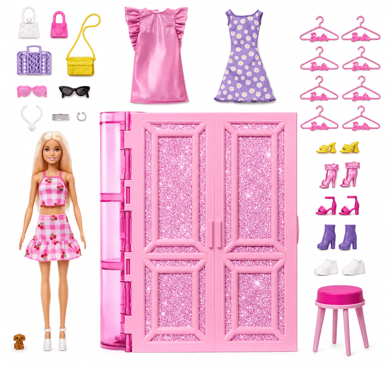 Barbie Armário dos Sonhos HXD58 com Boneca e Acessórios - 4
