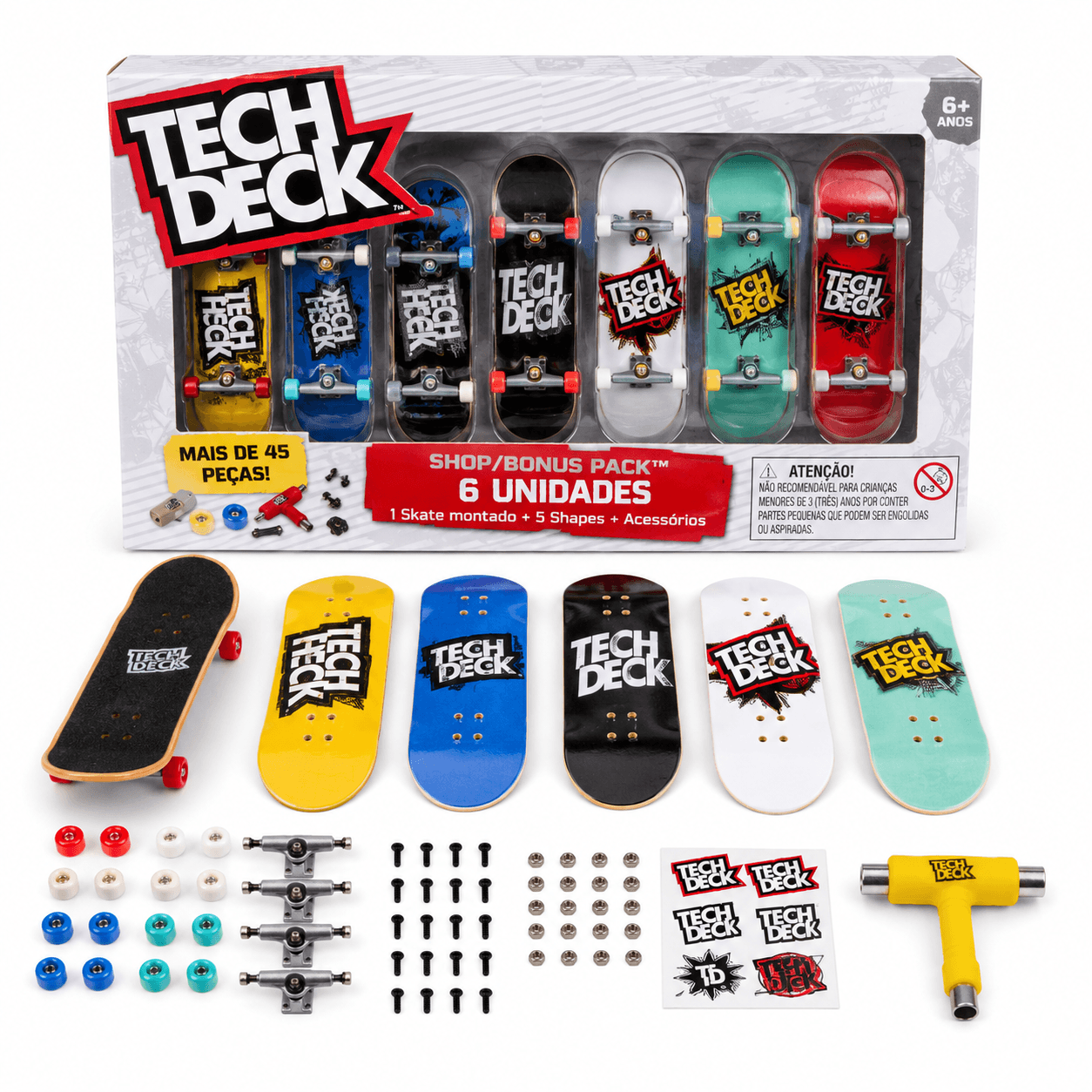 Tech Deck Skate de Dedo 6 Unidades Sunny - 4