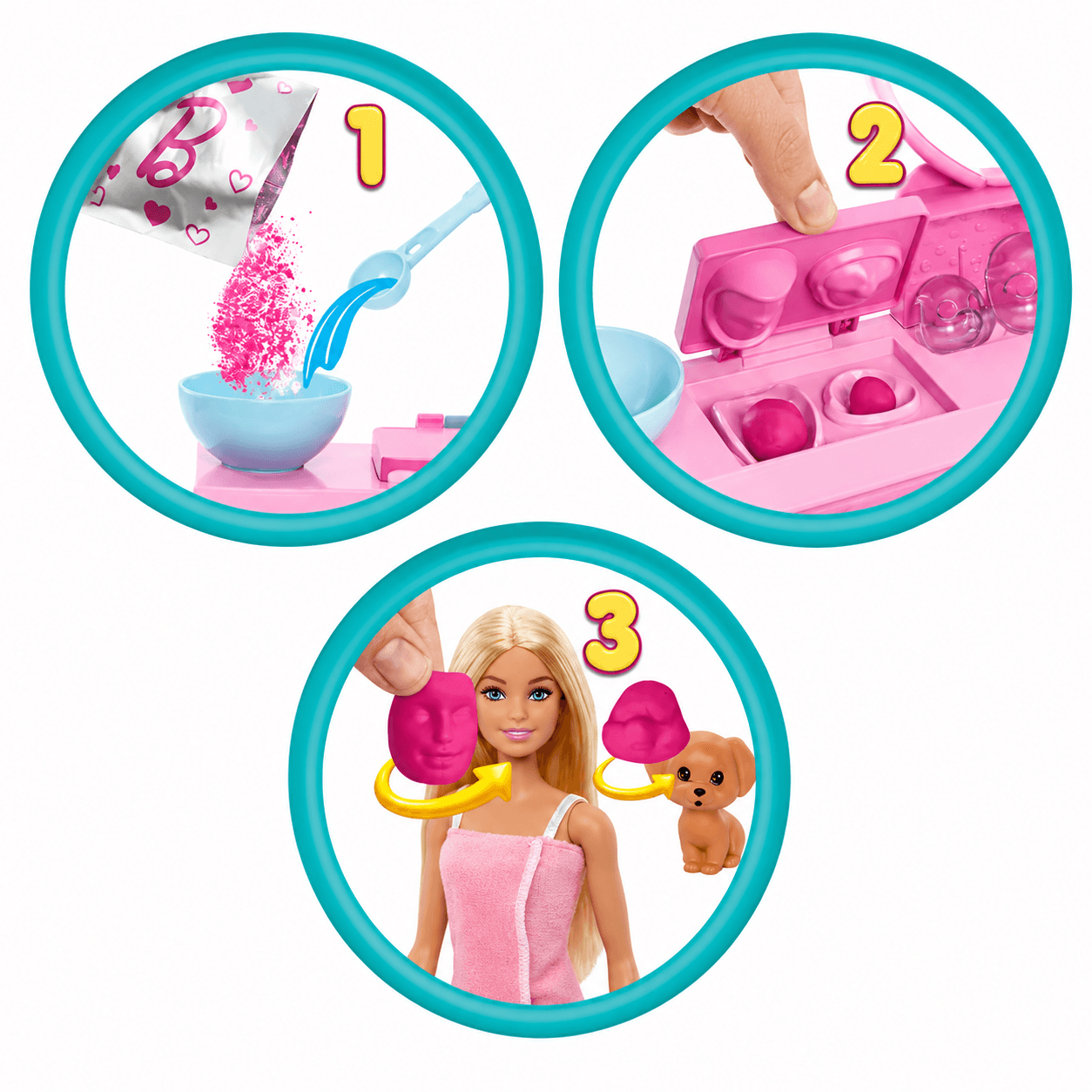 Barbie Dia de Spa com Cachorrinho Mattel HYV31 - 2