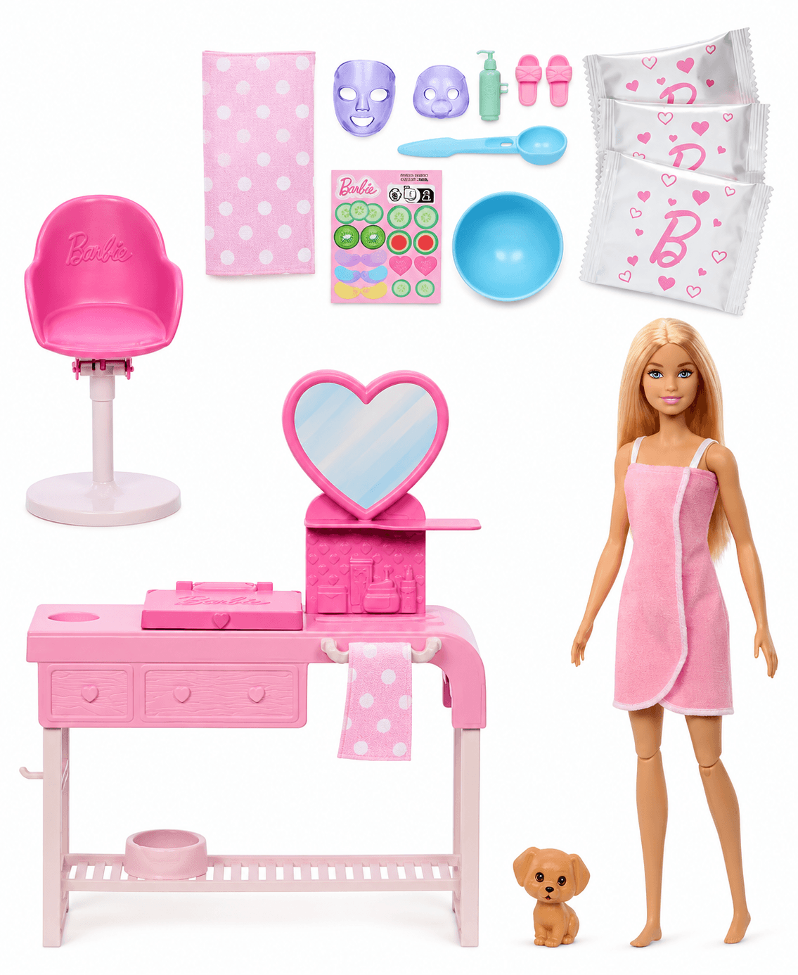 Barbie Dia de Spa com Cachorrinho Mattel HYV31 - 3