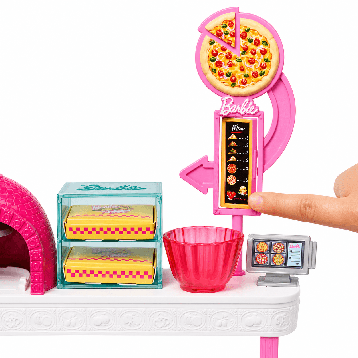 Barbie Pizzaria com Boneca 25 Acessórios JMK21 - 1